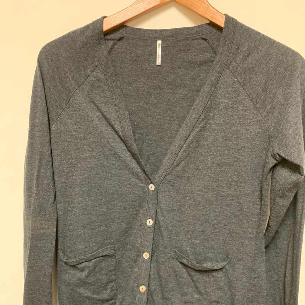 Lightweight Grey Cardigan